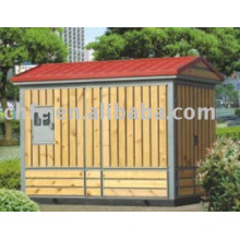 Wooden Enclosure Power Transmission Substation